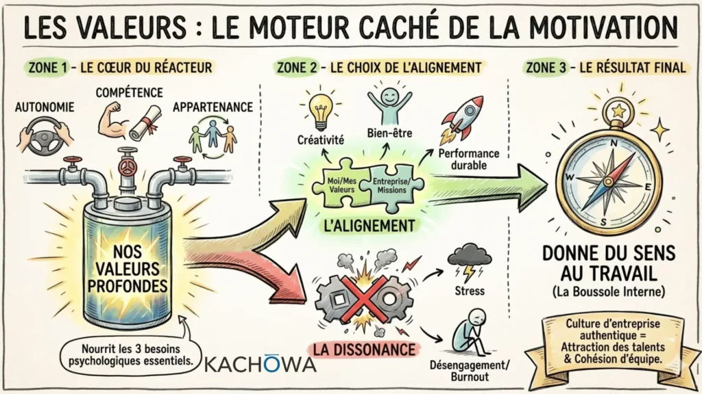 Les valeurs : le moteur caché de la motivation