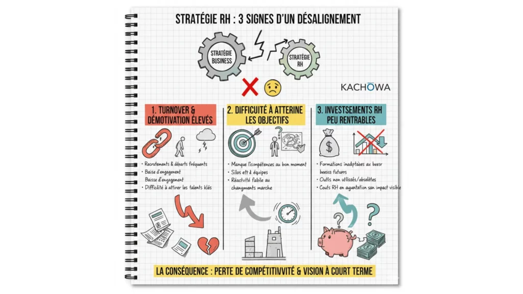 Stratégie RH : 3 signes d'un désalignement 