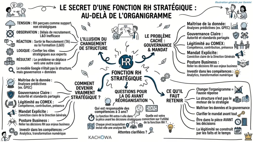 Rôle stratégique de la RH :au delà de l'organigramme